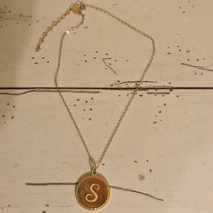 Moon & Lola large charm S gold necklace